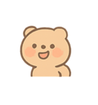やわらかくまちゃん気分行進（個別スタンプ：1）