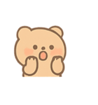 やわらかくまちゃん気分行進（個別スタンプ：4）