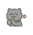 グレーネコの感情リアクション（個別スタンプ：22）