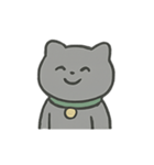 グレーネコの感情リアクション（個別スタンプ：27）