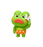 脱力系カエル ディカ(Dika)スタンプ Vol.1（個別スタンプ：7）