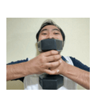 かわいい男2025とダンベル（個別スタンプ：4）