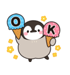 飛び出す♪ほのぼの子ペンギン9 (夏)（個別スタンプ：8）