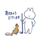 うさぎの田舎暮らし（個別スタンプ：38）