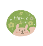 優しいくすみカラー♡毎日使える敬語うさぎ（個別スタンプ：5）