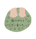 優しいくすみカラー♡毎日使える敬語うさぎ（個別スタンプ：18）
