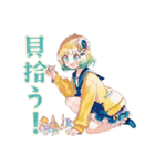 海に行きたい使いやすい女の子（個別スタンプ：6）