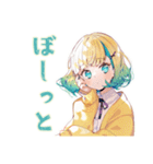 海に行きたい使いやすい女の子（個別スタンプ：8）