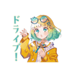 海に行きたい使いやすい女の子（個別スタンプ：11）