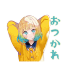 海に行きたい使いやすい女の子（個別スタンプ：25）