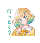 海に行きたい使いやすい女の子（個別スタンプ：28）