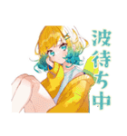 海に行きたい使いやすい女の子（個別スタンプ：30）