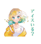 海に行きたい使いやすい女の子（個別スタンプ：32）
