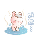くるくるうさぎ♡日常フレーズ4♡夏編（個別スタンプ：28）