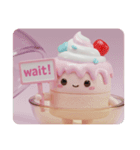 ショートケーキカプセルトイ(四角型)（個別スタンプ：4）