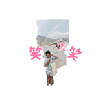 ひよりちゃんとあほんくんコラボ（個別スタンプ：5）