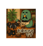 ミニピンイラストスタンプ（個別スタンプ：10）