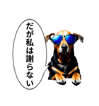 イケてるワンコ︎ ︎ ︎（個別スタンプ：1）