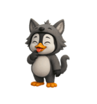 かわいいペンギンのリサ2（個別スタンプ：2）
