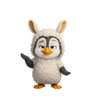 かわいいペンギンのリサ2（個別スタンプ：4）