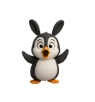 かわいいペンギンのリサ2（個別スタンプ：5）