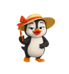 かわいいペンギンのリサ2（個別スタンプ：11）
