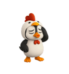 かわいいペンギンのリサ2（個別スタンプ：15）