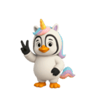 かわいいペンギンのリサ2（個別スタンプ：19）