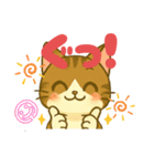 キジ白おはぎちゃんのスタンプです。（個別スタンプ：23）