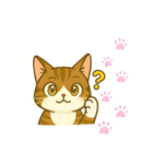 キジ白おはぎちゃんのスタンプです。（個別スタンプ：27）