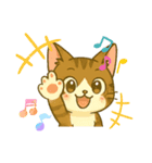 キジ白おはぎちゃんのスタンプです。（個別スタンプ：28）