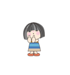 おっとりな可愛い女の子、日常の言葉 03（個別スタンプ：5）