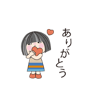 おっとりな可愛い女の子、日常の言葉 03（個別スタンプ：10）