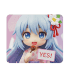 チョコレートフォンデュみなみちゃん（個別スタンプ：1）