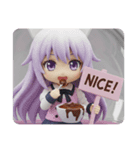 チョコレートフォンデュみなみちゃん（個別スタンプ：4）