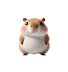 カピバラ呼吸だけで生存中（個別スタンプ：21）
