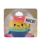 かき氷カプセルトイ(四角型)（個別スタンプ：2）