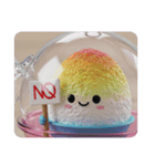 かき氷カプセルトイ(四角型)（個別スタンプ：3）