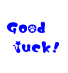 かわいい英字☆前向きな言葉集(ネコ編)（個別スタンプ：13）