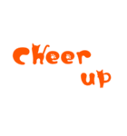 かわいい英字☆前向きな言葉集(ネコ編)（個別スタンプ：18）