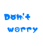 かわいい英字☆前向きな言葉集(ネコ編)（個別スタンプ：20）