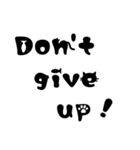 かわいい英字☆前向きな言葉集(ネコ編)（個別スタンプ：22）