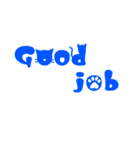 かわいい英字☆前向きな言葉集(ネコ編)（個別スタンプ：32）