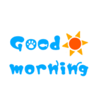 かわいい英字☆前向きな言葉集(ネコ編)（個別スタンプ：38）