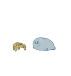 アザラシ＆ハエトリグモSeal＆Jumpingspider（個別スタンプ：5）