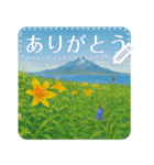 礼文の花(自由文字スタンプ) vol.2（個別スタンプ：14）