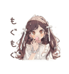 ゆるふわガーリーな女の子の休日お誘い（個別スタンプ：11）