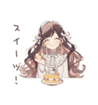 ゆるふわガーリーな女の子の休日お誘い（個別スタンプ：15）