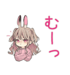 うさぎ彼女との同棲生活あるある（個別スタンプ：14）