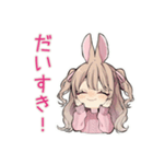 うさぎ彼女との同棲生活あるある（個別スタンプ：32）